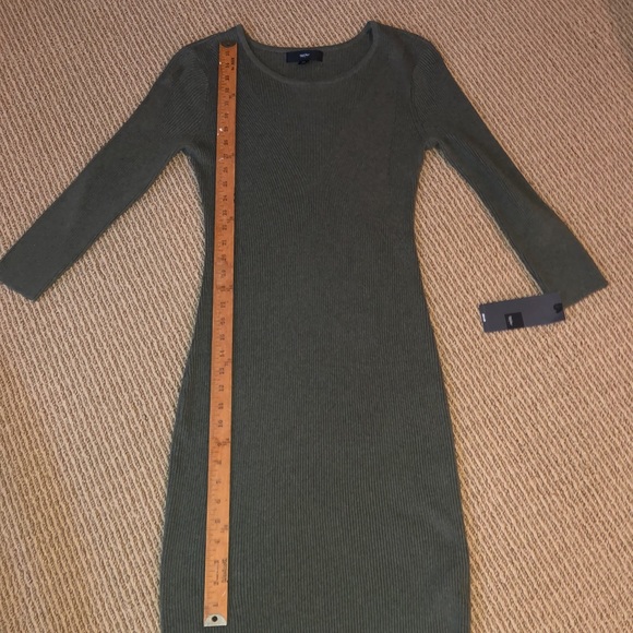 Moss Green Knit Dress - Picture 4 of 8